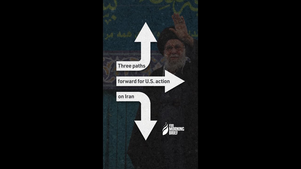 FDD Executive Director Jonathan Schanzer on three paths forward for U.S. action on Iran