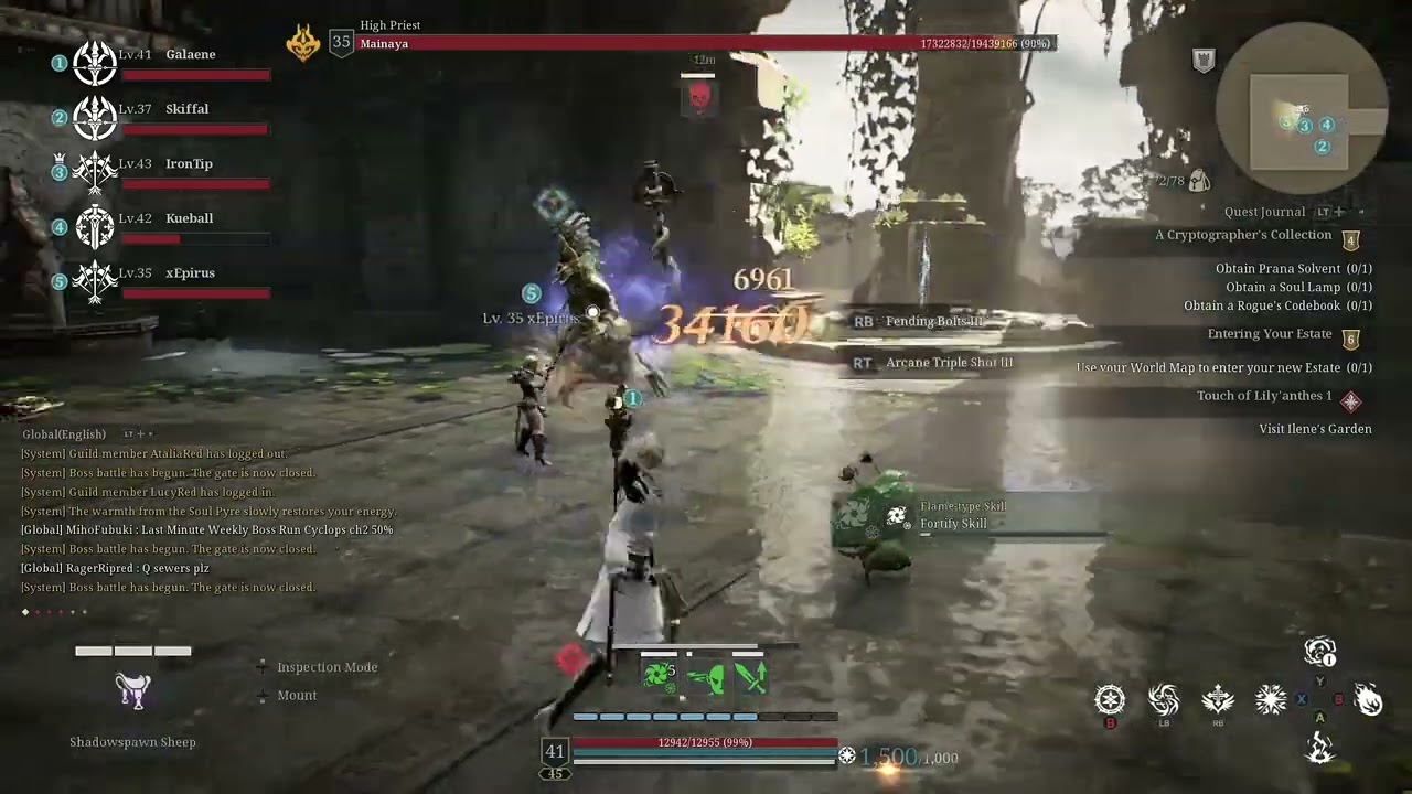 Bless Unleashed CM mage mid-game build (LV. 41)