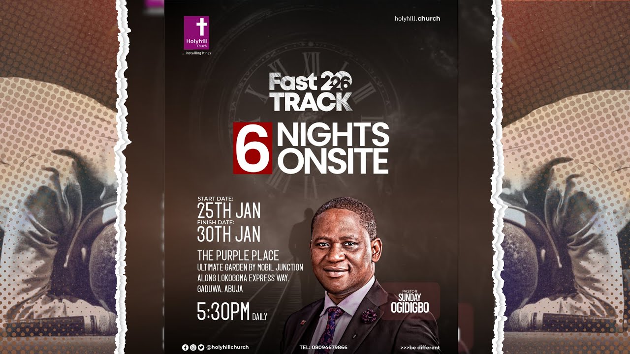 FAST TRACK 2026 WITH PASTOR SUNDAY OGIDIGBO | DAY 1 | 25TH JANUARY, 2026
