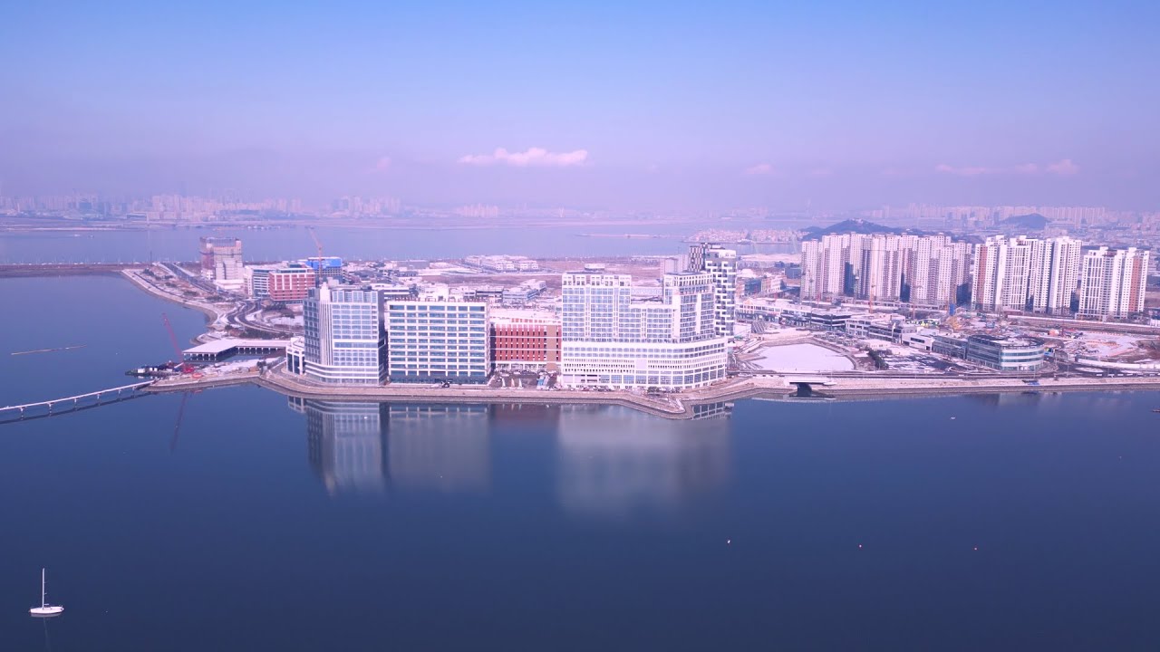 시흥 거북섬 (Turtle Island, Siheung) | 4K drone shot in the Republic of Korea