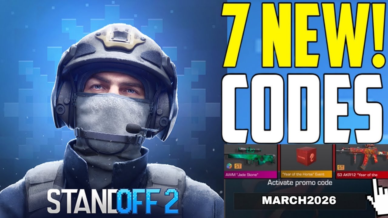 Промокоды Standoff 2 на март 2026 🔫 Получите БЕСПЛАТНЫЕ золотые и ножевые скины! (Все новые рабоч...