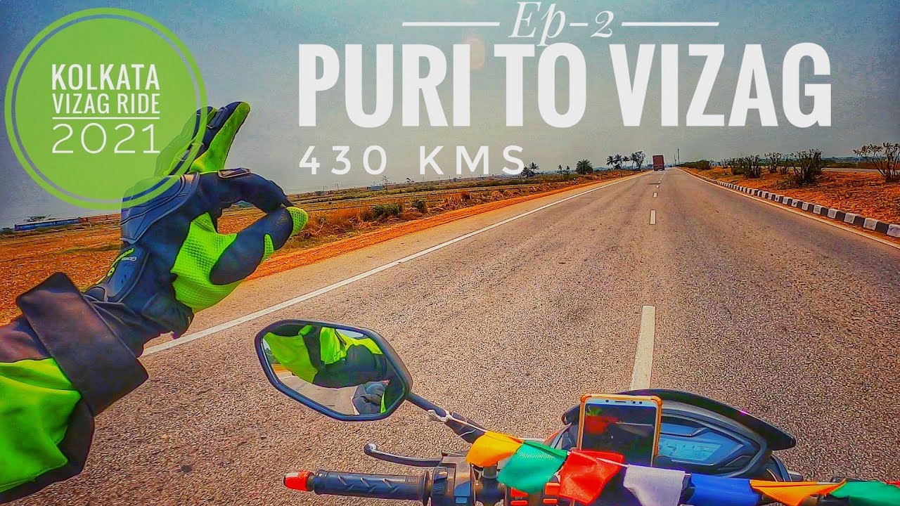 PURI TO VIZAG || Ep-2 Kolkata To Vizag Ride || Titanic View point of Vizag