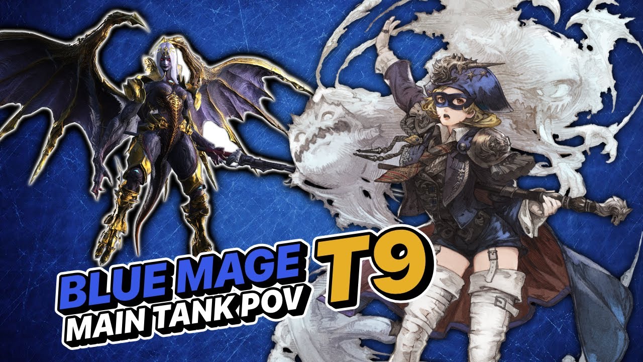 Blue Mage Nael van Darnus (T9) Clear with lvl 70 Spells - Main tank PoV