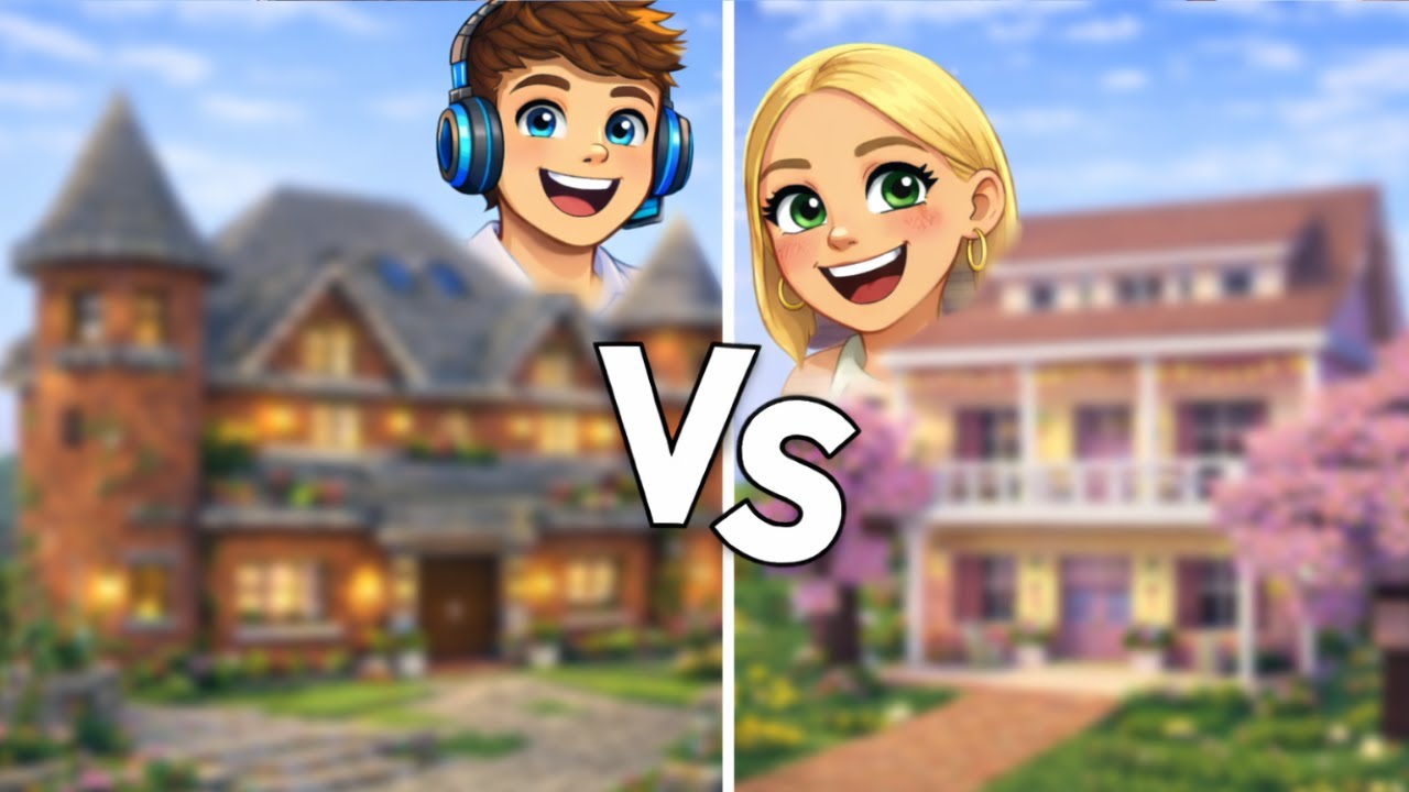 HVEM BYGGER DET PÆNESTE DRØMMEHUS? - Minecraft