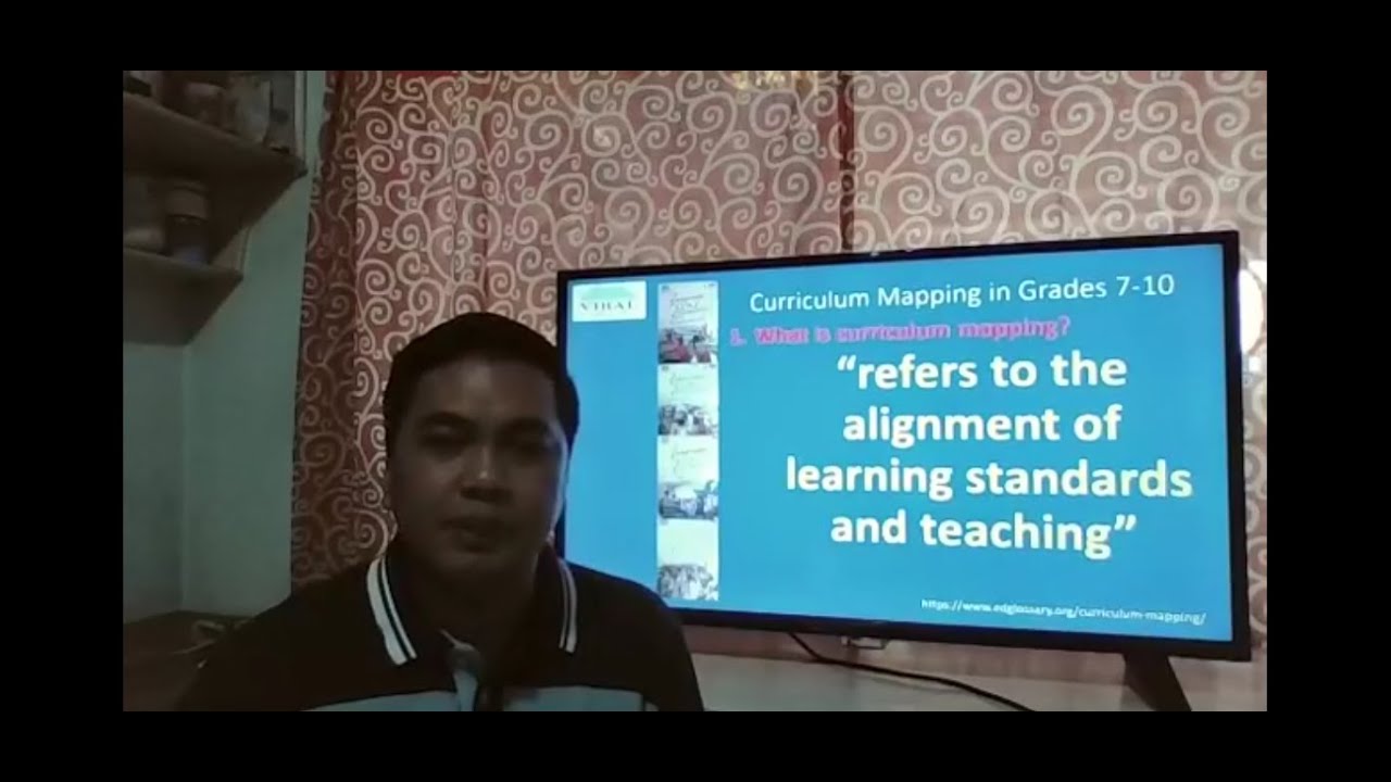 Curriculum Mapping in Grade 7-10 with Dr. Andres Julio Santiago Jr.