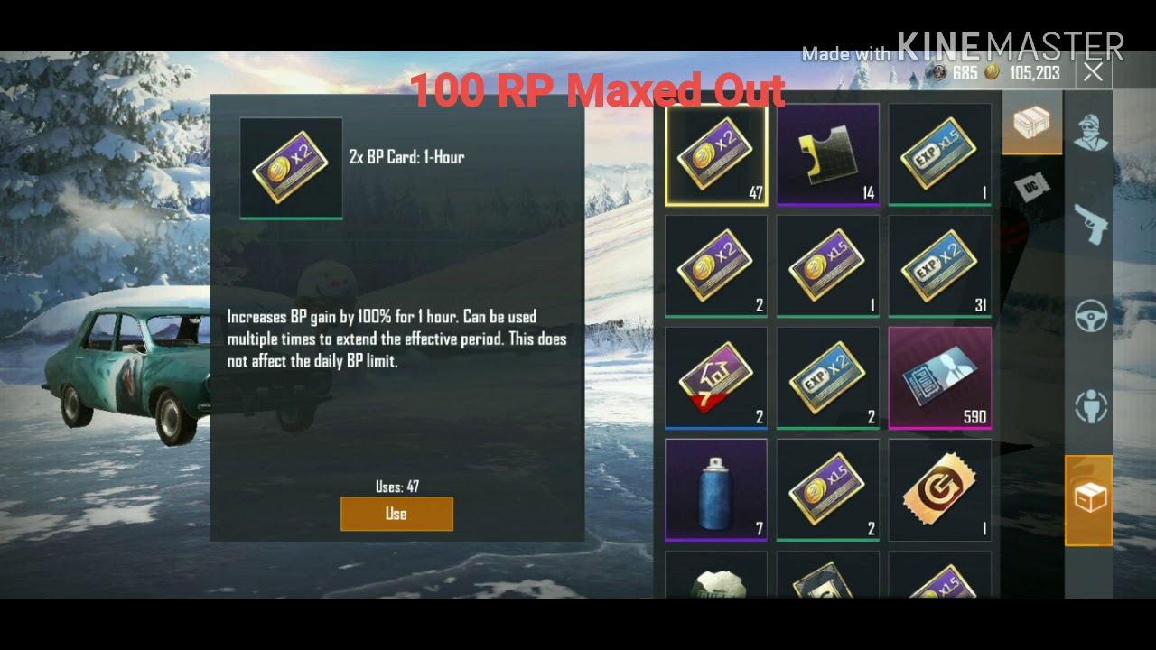 My 100 RP maxed out vedio season 10