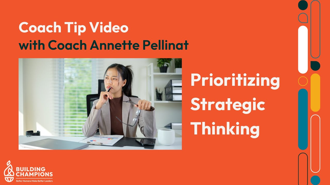 Prioritizing Strategic Thinking
