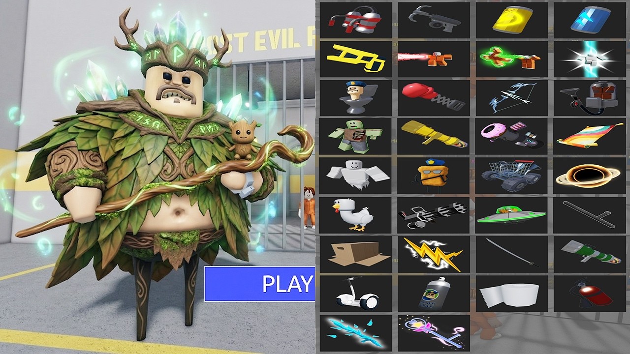 All Items Unlocked BARRY'S PRISON RUN OBBY HARD MODE - Roblox New Update All Morphs Full Gameplay