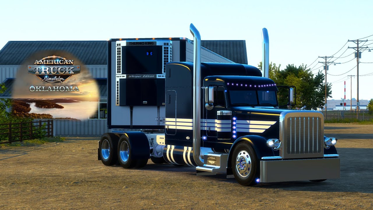 OKLAHOMA DLC 🔥Build and Drive Peterbilt 389 | 4k | American Truck Simulator | Realistic Driving