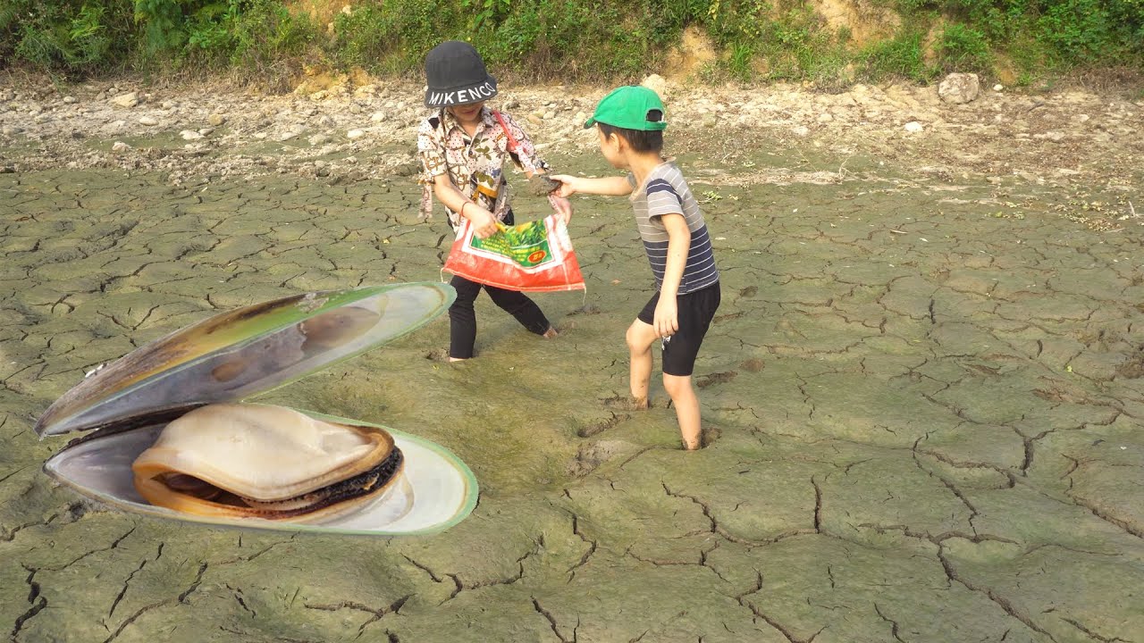 Orphan Survival - Find mussel and snail go to market sell, homeless #Orphan #Survival