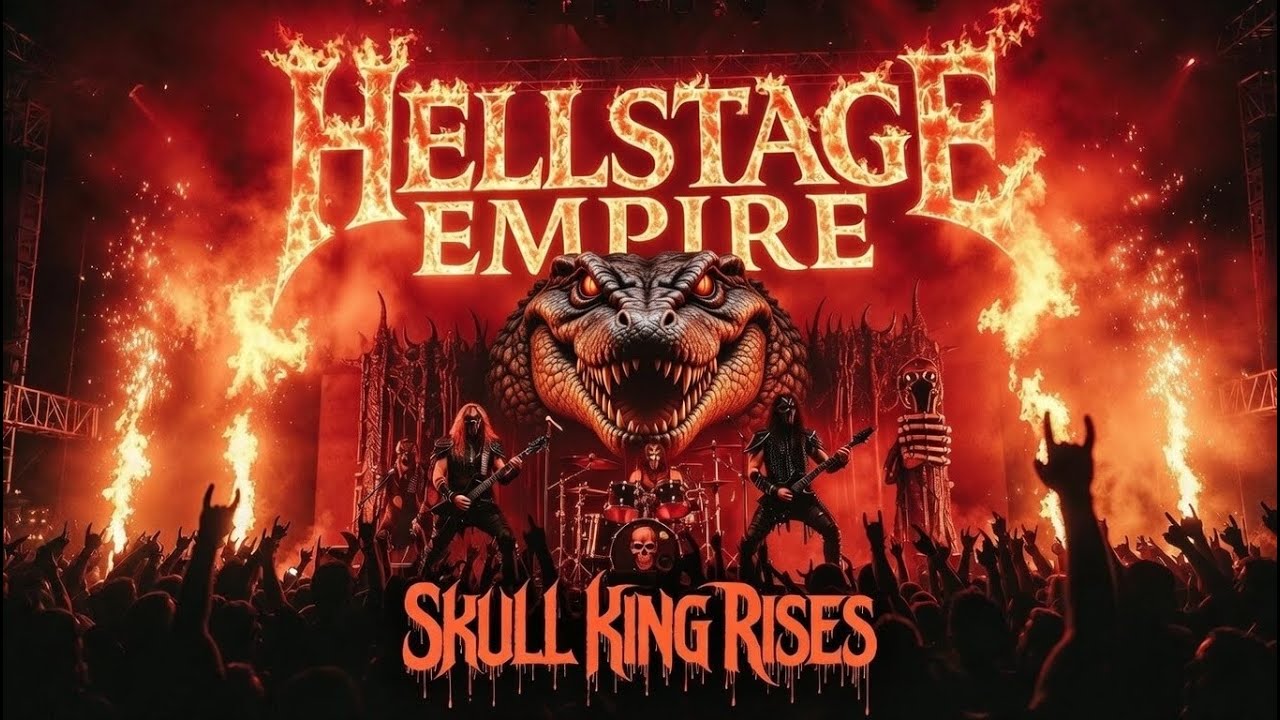 Best Music Heavymetal 🎸 Hellstage Empire 🔥 Skull King Rises At The Massive Heavy Metal Festival