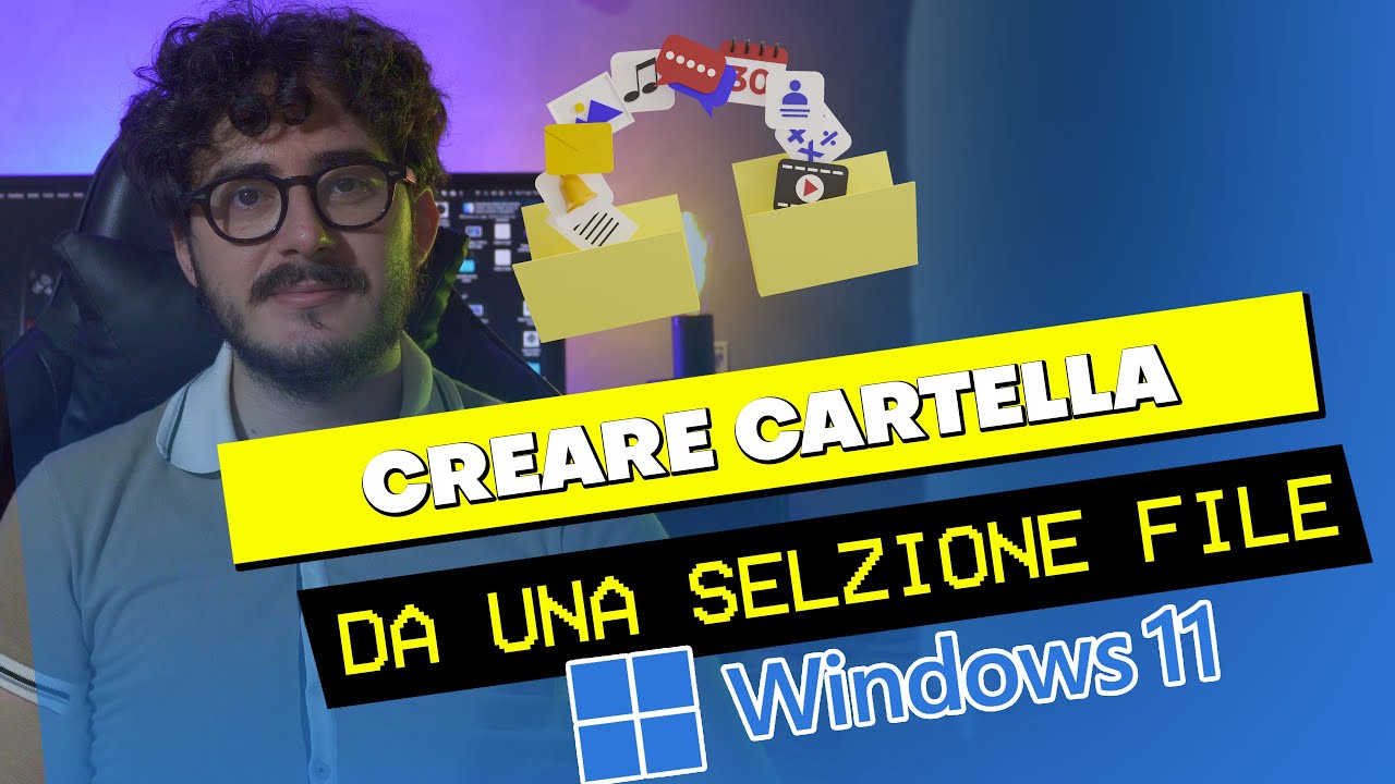 CREARE CARTELLE DA UNA SELEZIONE DI FILE SU WINDOWS COME SU MAC...