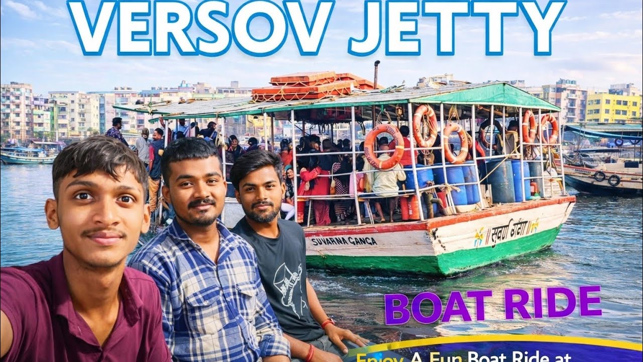 @123Rishivlogs Versova Jetty🌞 | Boat Ride 🚤 🌊