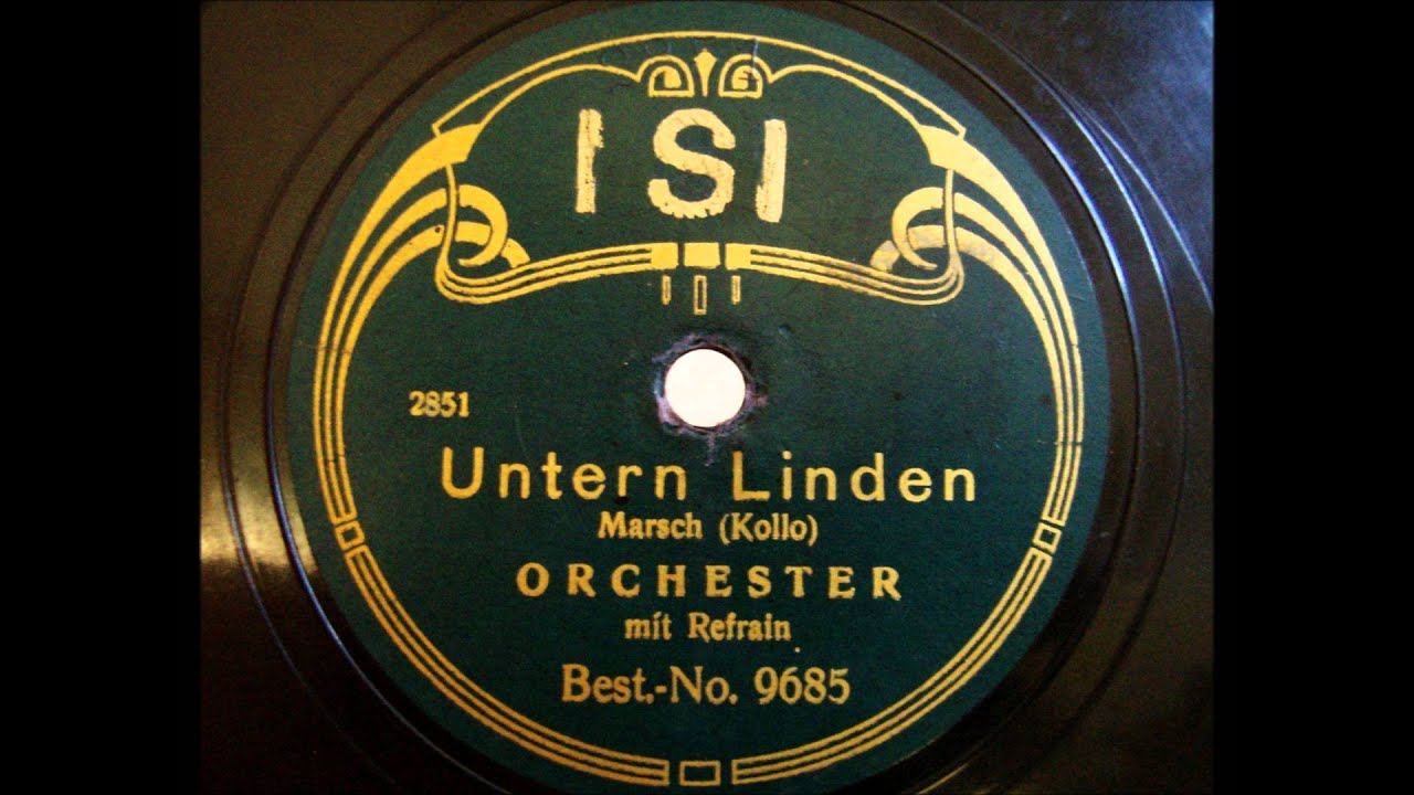 Filmzauber - Untern Linden - Marsch mit Refraingesang ca. 1913