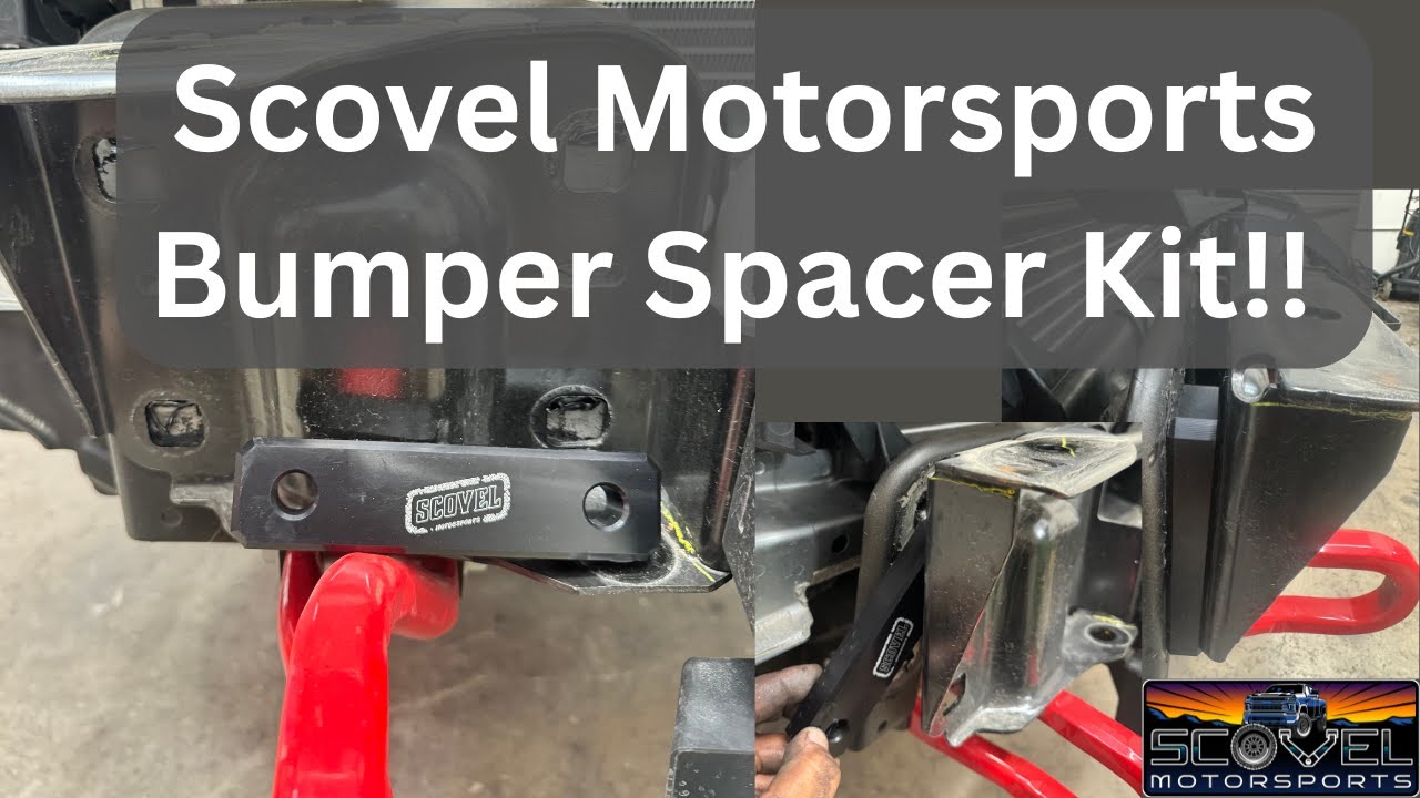 Scovel Motorsports Bumper Spacer Kit for 2011-2025 Chevy GMC 2500 3500 Trucks! (Install)
