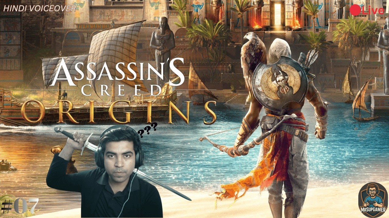 Assassin’s Creed Origins LIVE #07 😱 | Epic Mission + Full Action | MrSupGamer