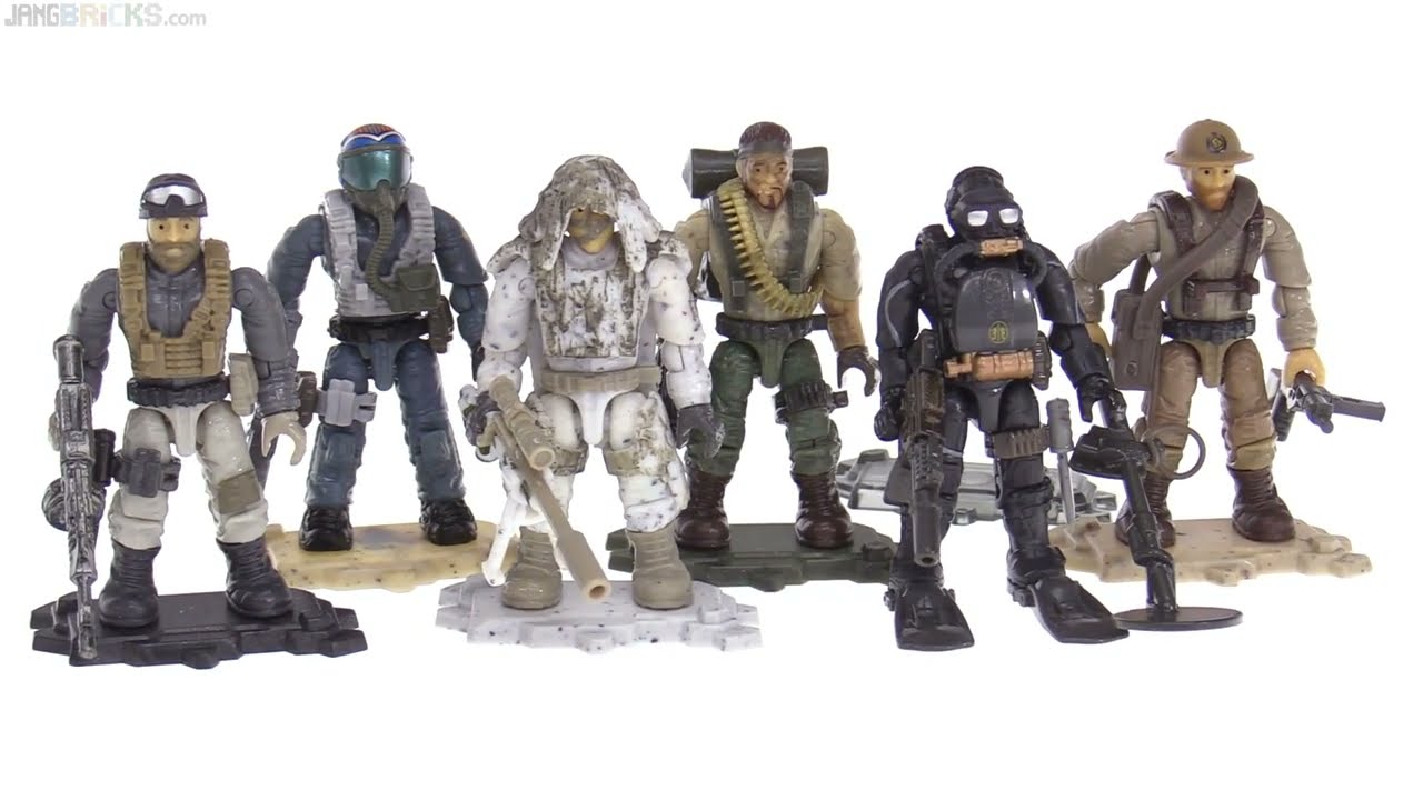All Mega Construx Call of Duty Series 1 figures reviewed 20170413
