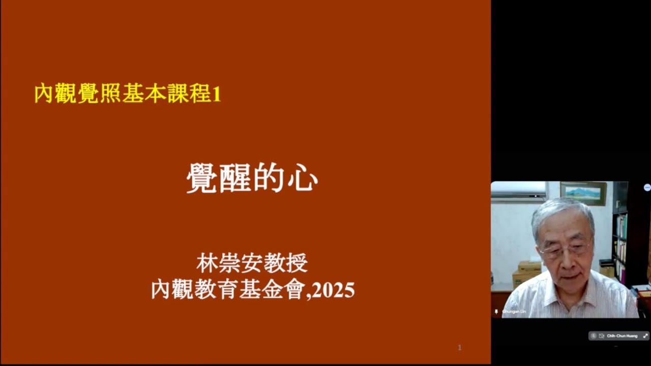 內觀禪林375：內觀覺照基本課程1-覺醒的心