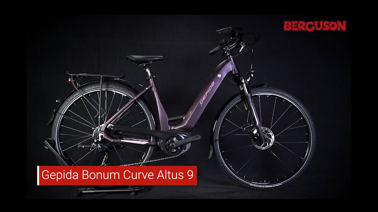 Gepida Bonum Curve Altus 9 elektromos kerékpár Berguson.hu bicikli bemutató