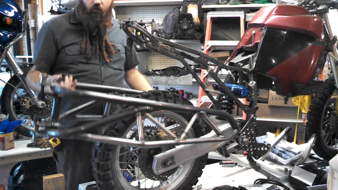 Our hitch design for our one-wheeled moto trailer