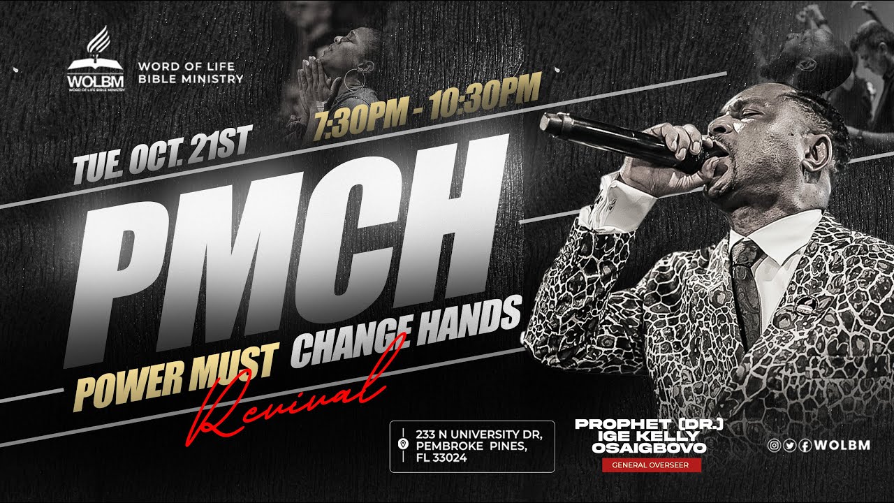 POWER MUST CHANGE HANDS | TUESDAY REVIVAL |  PROPHET IGE KELLY OSAIGBOVO