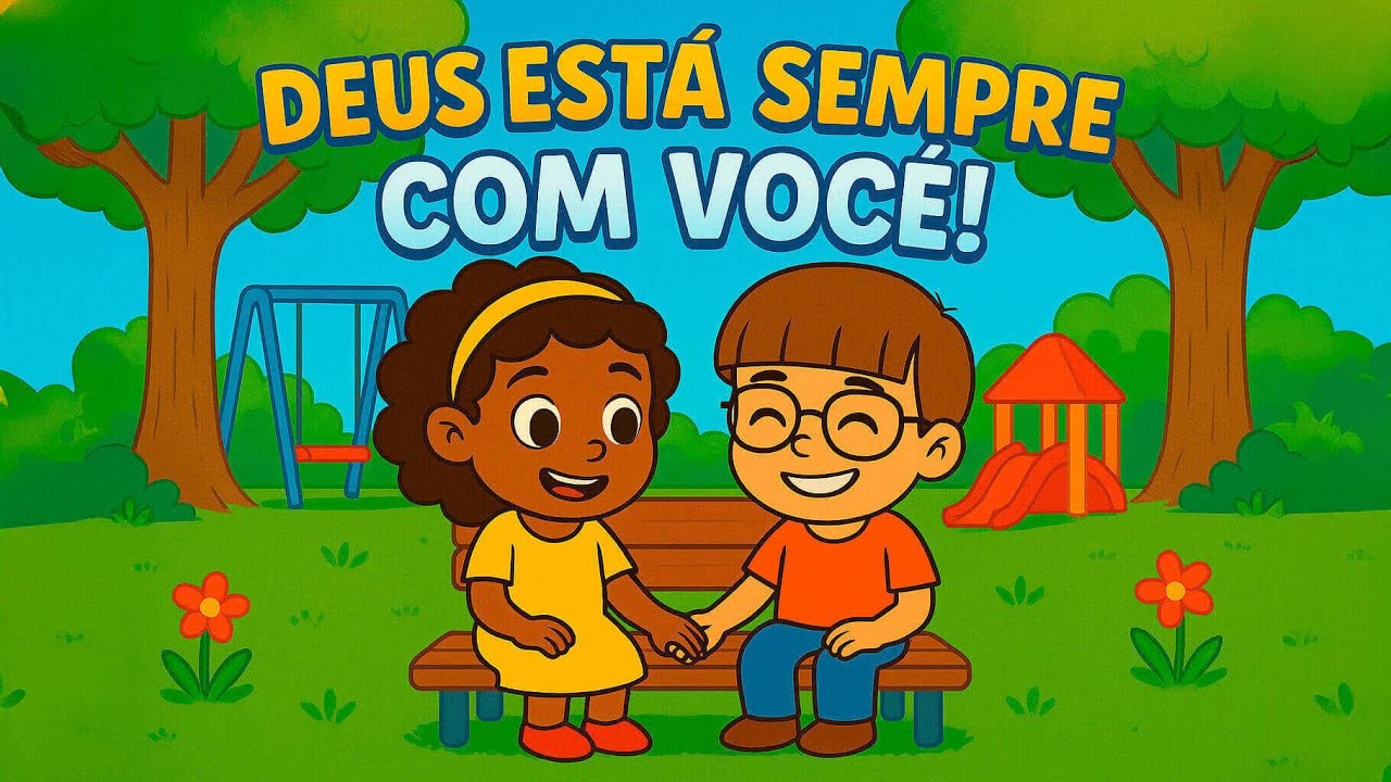 🌟 O Amor de Deus é Gigante! | História Infantil Cristã com Léo e Nina