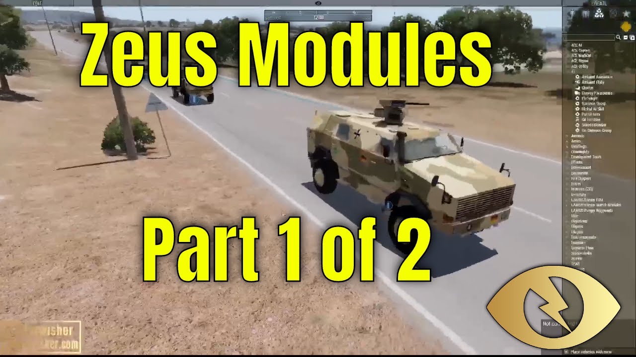 Объяснение модулей Zeus — Arma 3 Zeus Training, часть 1 из 2