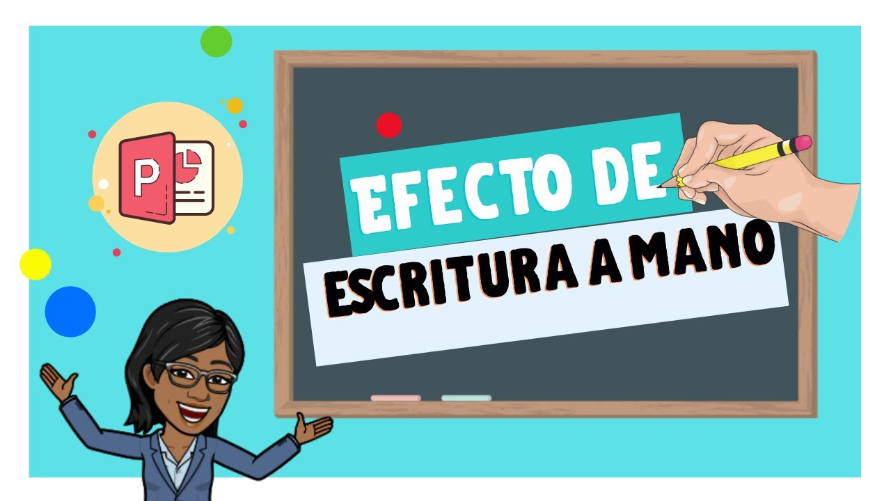 Cómo hacer efecto de mano escribiendo en POWERPOINT/ EFECTO DE ESCRITURA A MANO✍💻