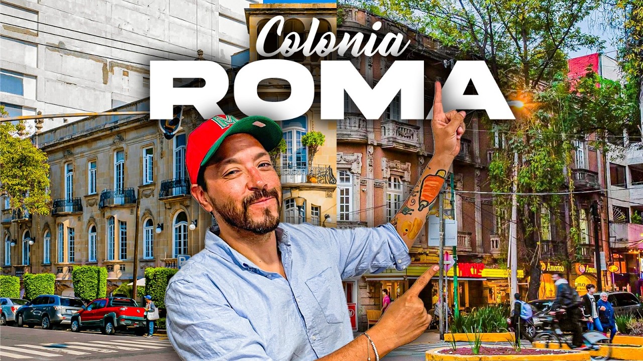 La COLONIA ROMA la más BONITA de la CDMX