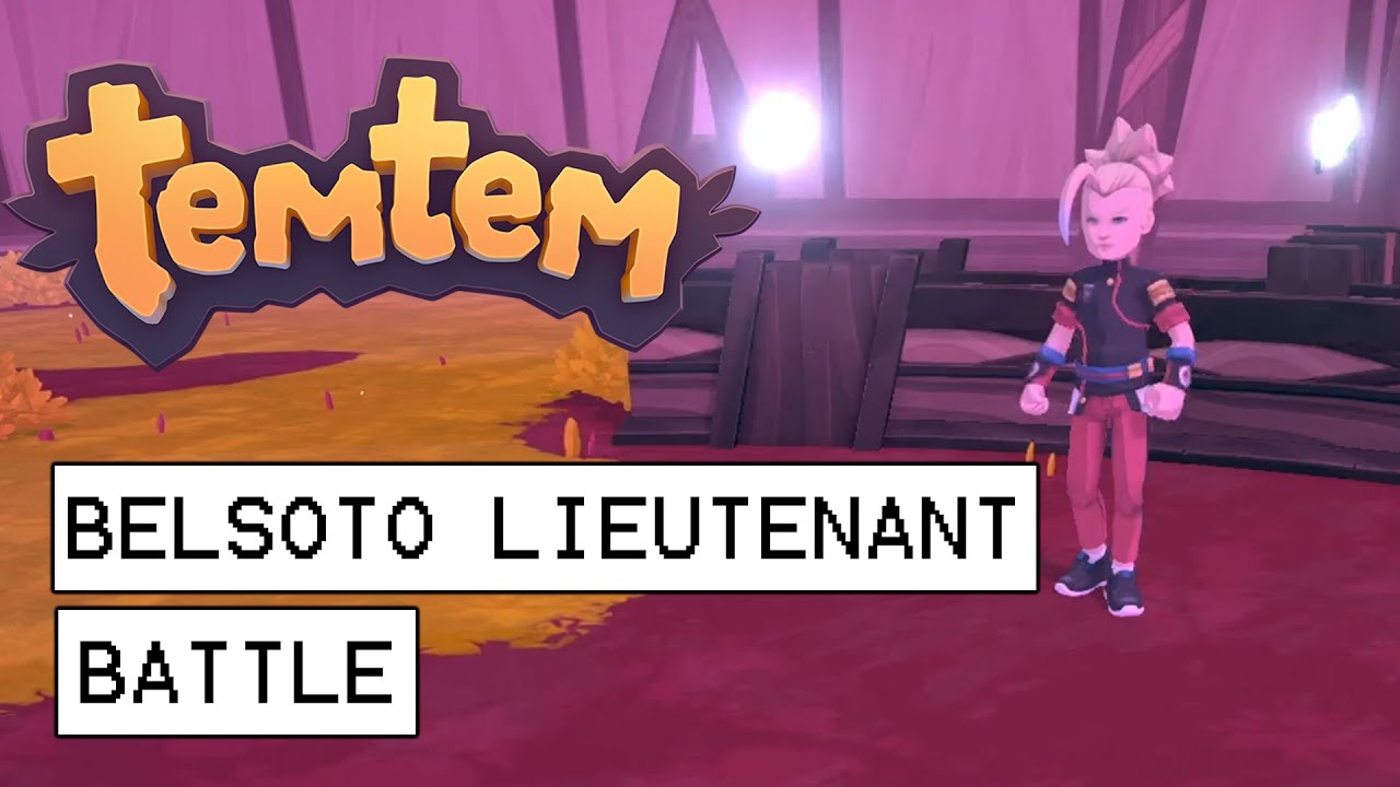 Temtem Belsoto Lieutenant Boss Fight