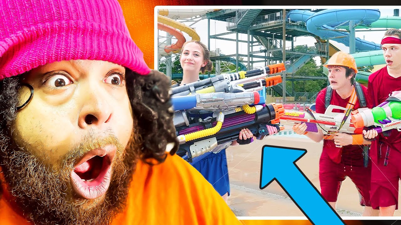 If Water Fights Had Mods @shilohandbros Reaction!