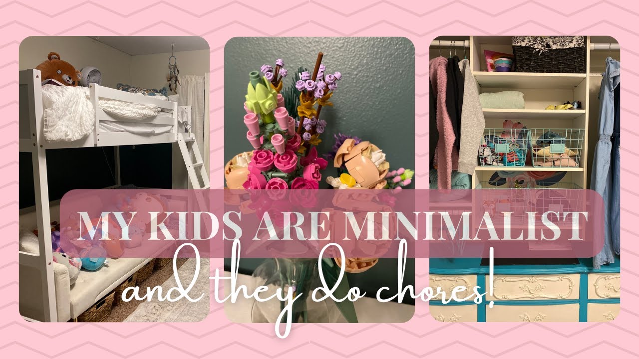 How my Kids Clean their Room// Minimalist Kid's Room// Declutter with Us