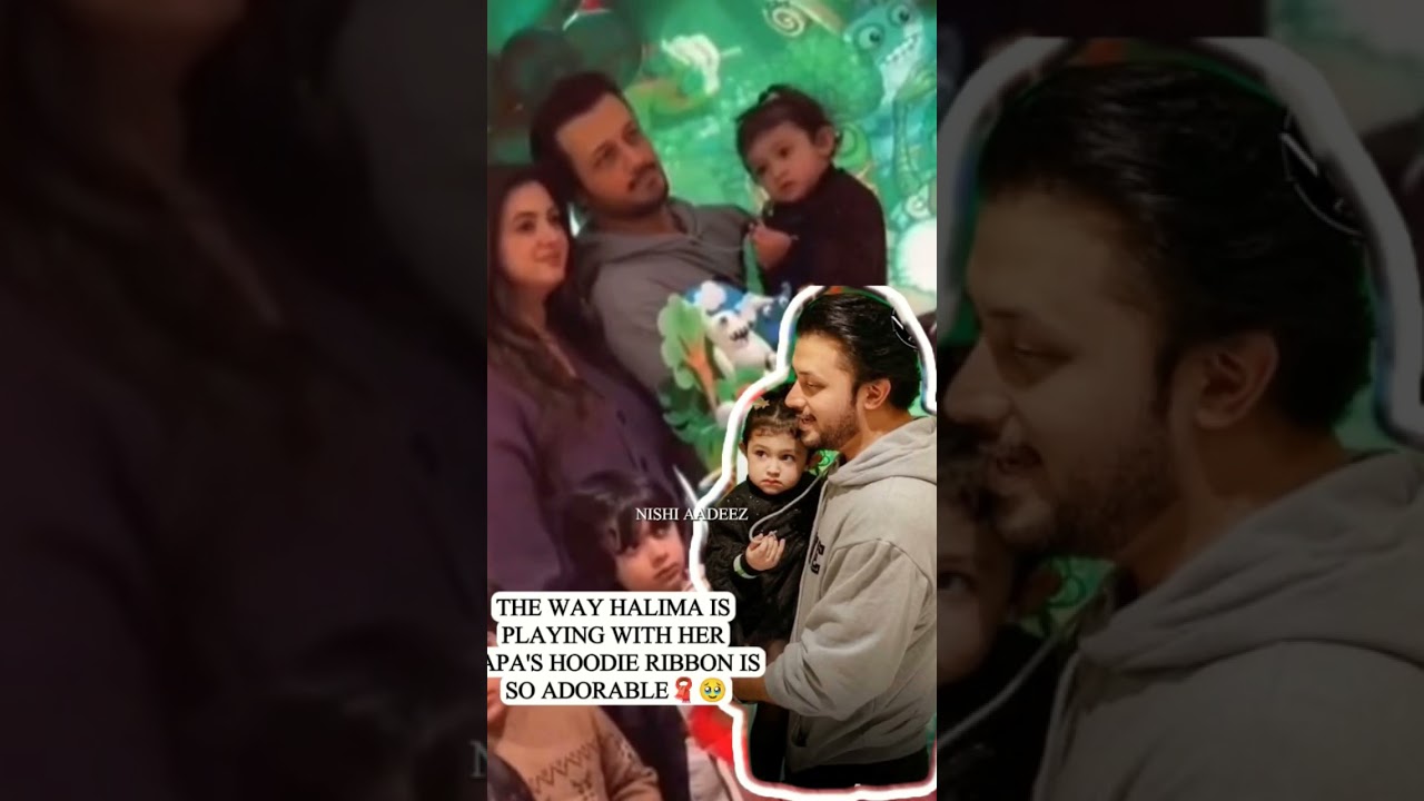 Atif Aslam with his daughter Halima Atif Aslam 💗 /shorts/ 