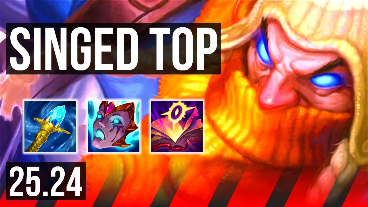SINGED vs MORDEKAISER (TOP) | NA Master | 25.24