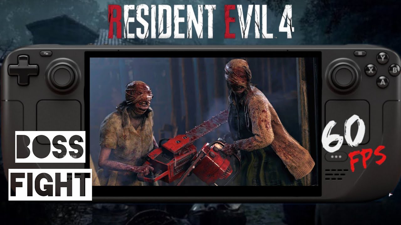 Resident evil 4 REMAKE - BOSS hermanas bella - STEAM DECK - 60 FPS