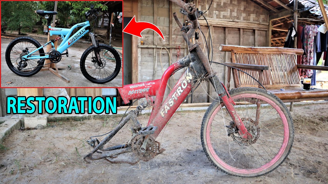 RESTORATION BIKE FROM WRECKAGE BICYCLE 2