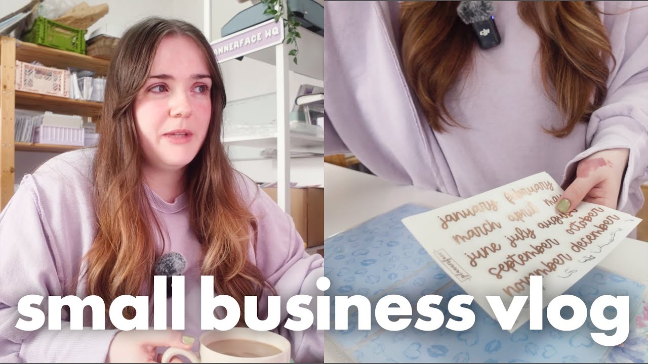Market prep, Trump tariffs and new stickers! | sticker shop studio vlog