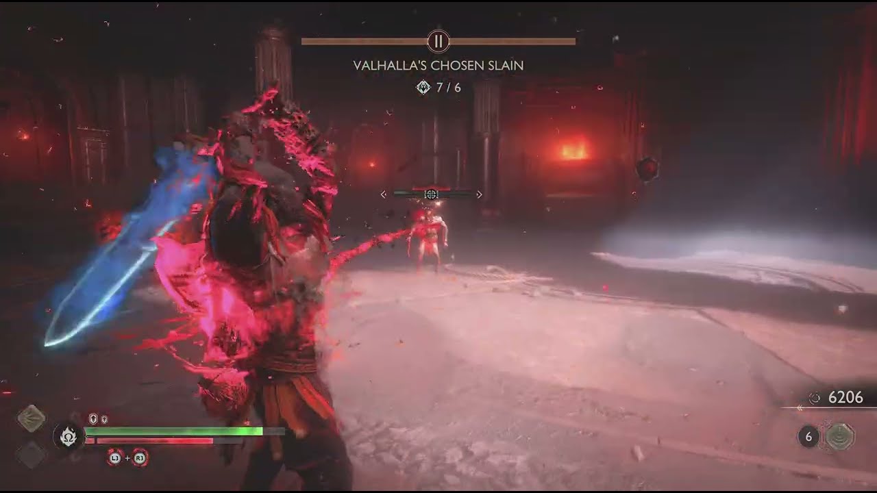 Dark Odessey Kratos VS King Hrólf Kraki berserker boss fight #336 (Give Me Prowess) (4K HDR)