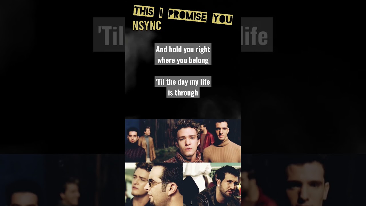 NSYNC - This I Promise You Chorus #Shorts #NSYNC #ThisIPromiseYou #HitTheChorus #TikTok #TikTokTrend