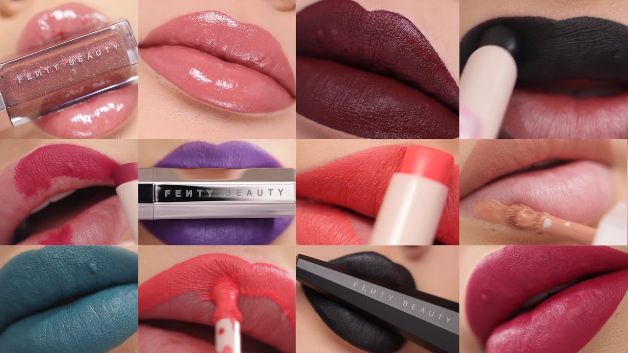 LIP SWATCH COMPILATION: FENTY BEAUTY | Ashley Rosales