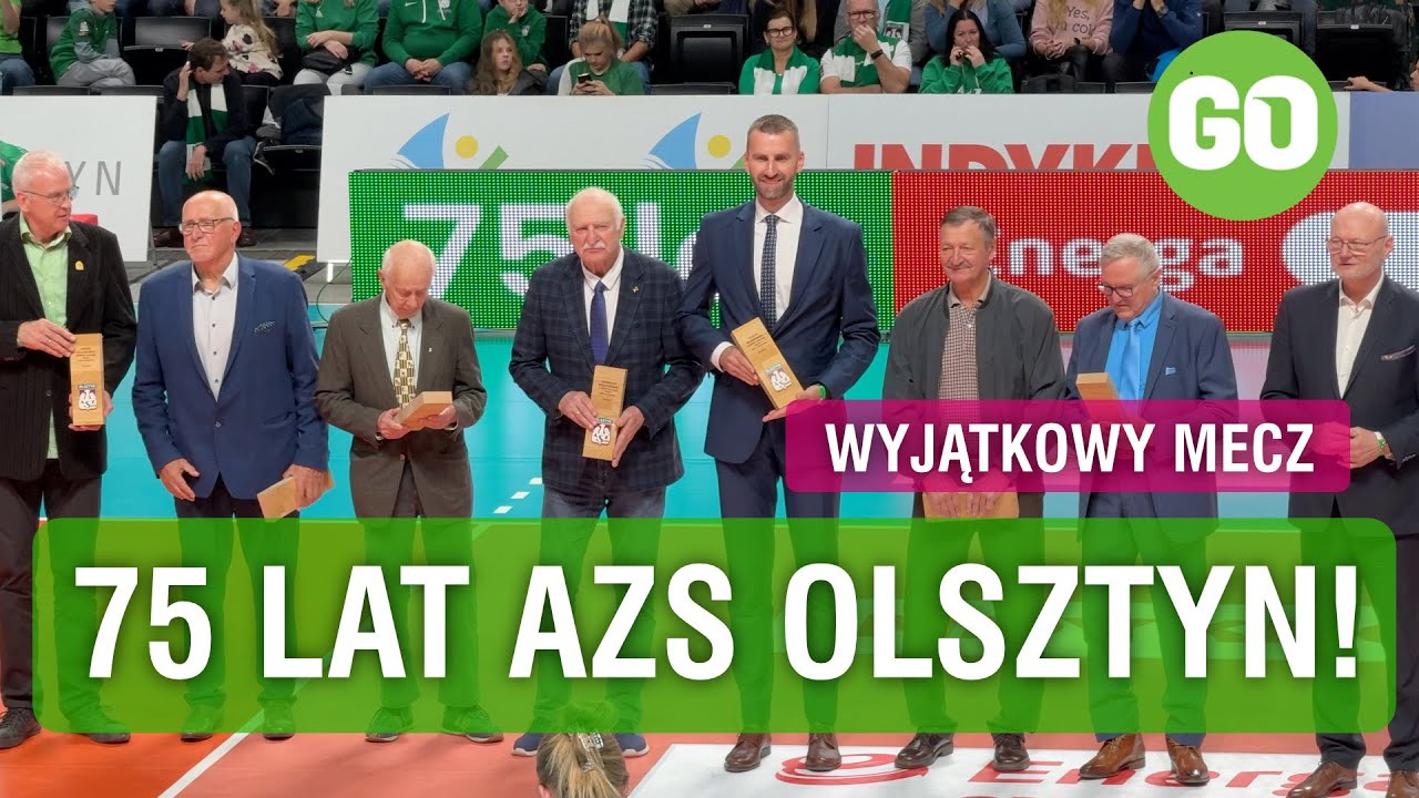 75 lat AZS Olsztyn! Niesamowity mecz i legendy klubu w olsztyńskiej Uranii!