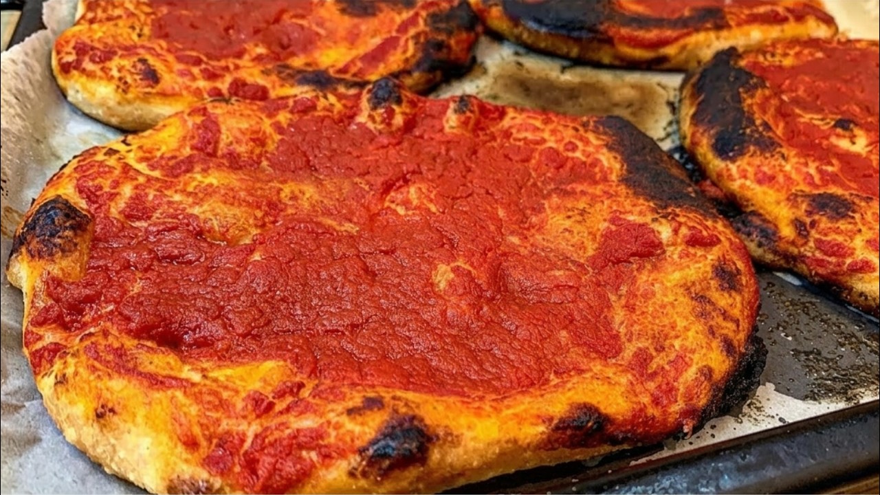 Pizzette Rosse Tonde Anni 80/90 Fatte in Casa, Morbide Come Quelle del Fornaio