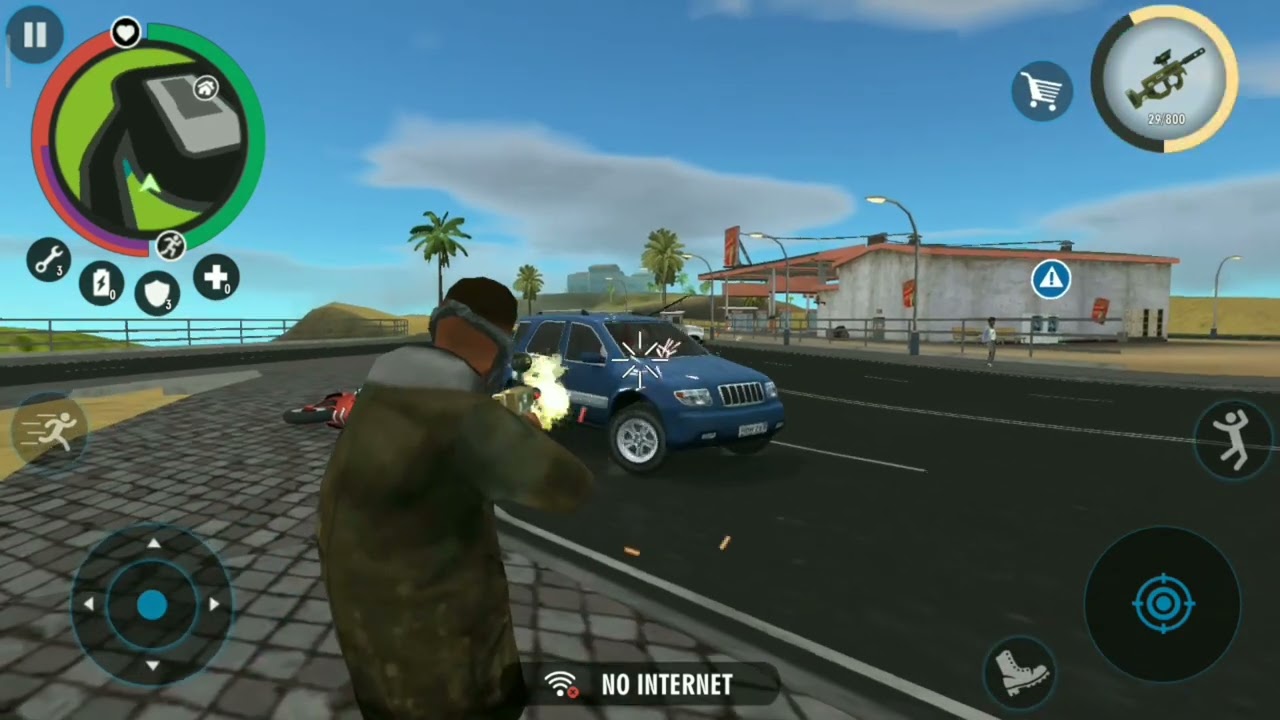 Real Gangster crime mod apk by Naxeex Go to attach in police station