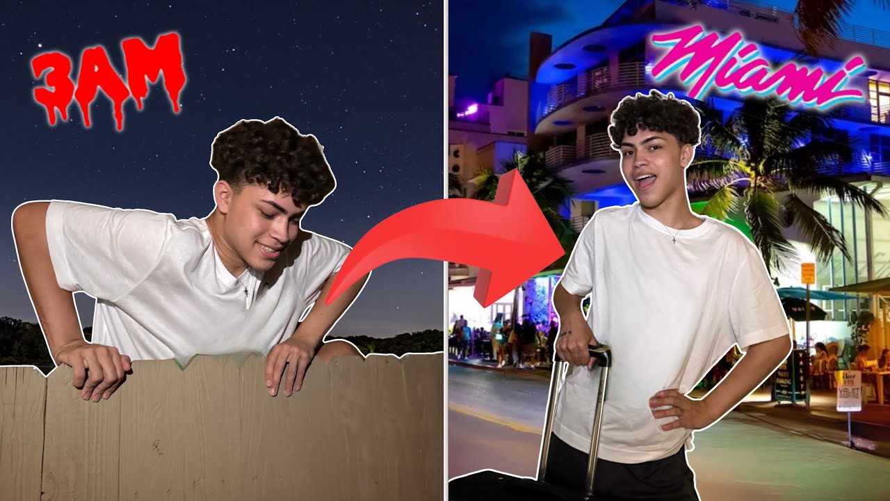 I Snuck Out & Flew to Miami at 3AM