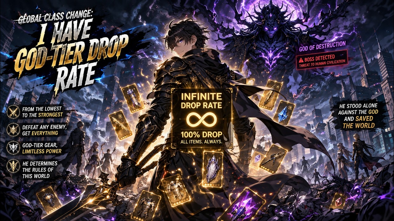 The Weakest Warrior Unlocked a 100% Drop Rate and Looted Every Enemy's Power!