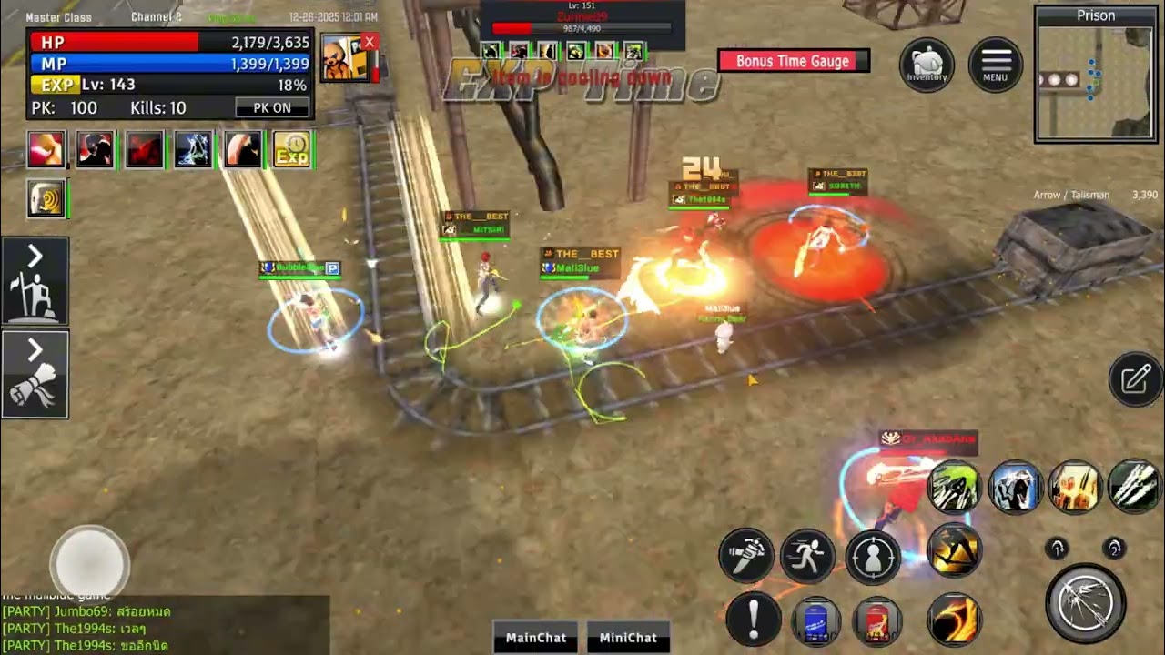 Ran mobile | PK Prison Archer Pow Dex lv.143