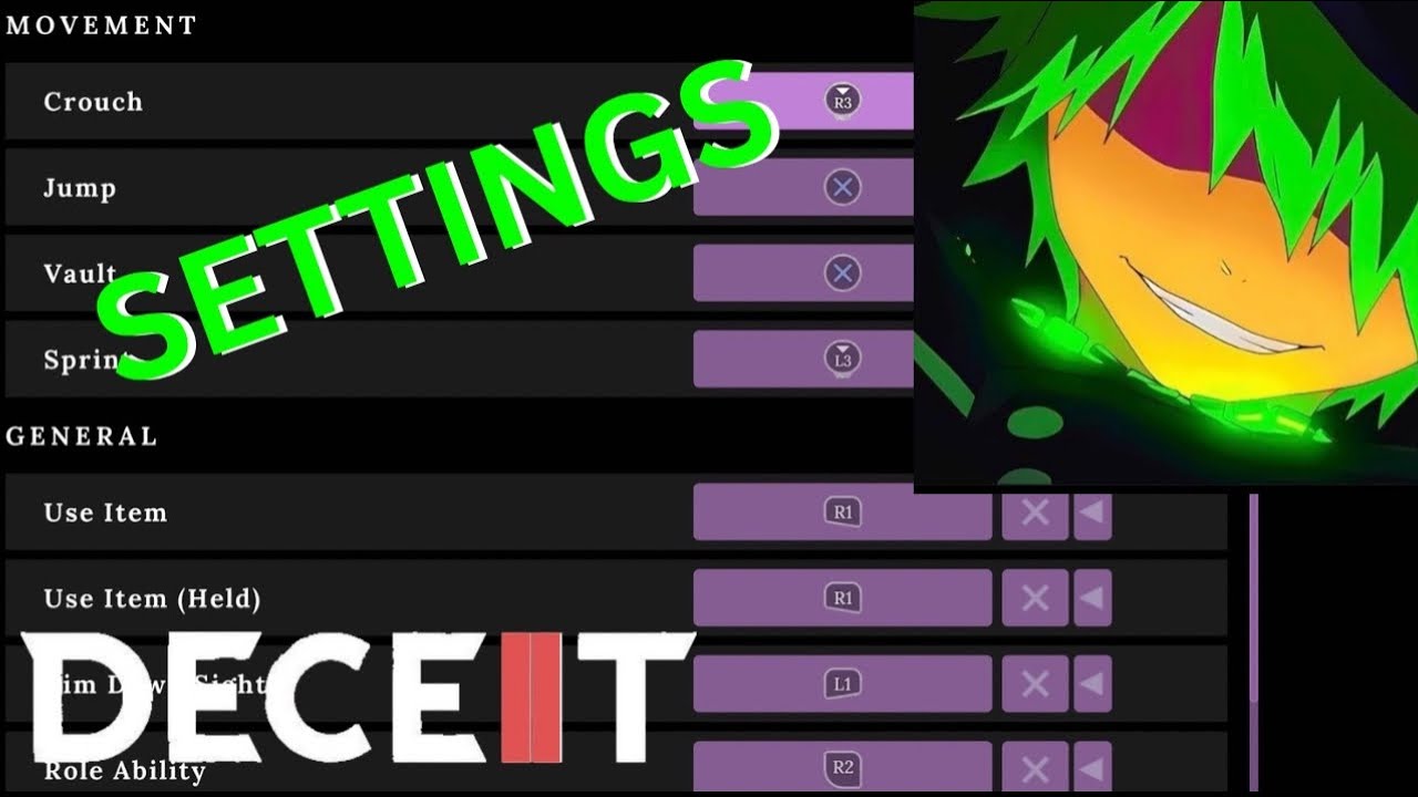 My Deceit 2 Settings Sensitivity ads look speed fov etc | Deceit 2