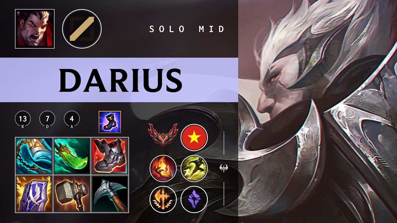 Darius Mid vs Kassadin - VN Grandmaster Patch 26.04
