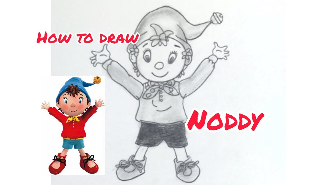 How to draw Noddy Cartoon character#SketchCreativity#Noddy#Cartoon
