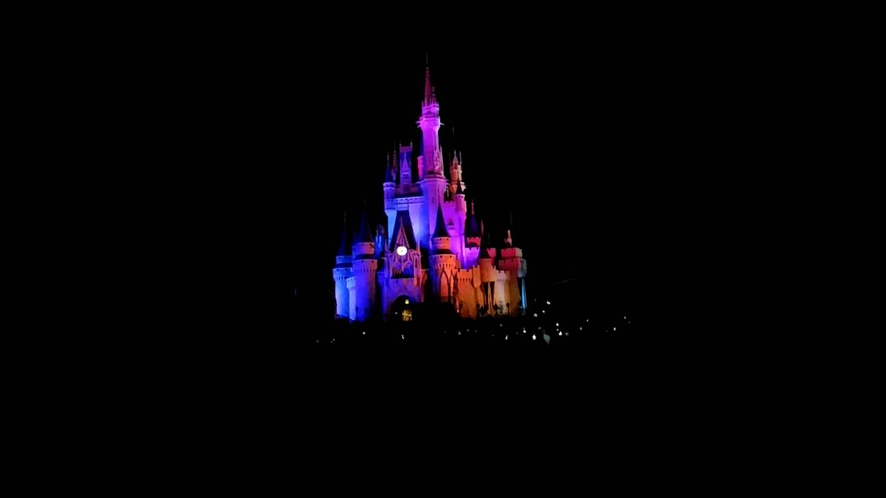 Magic Kingdom Fireworks. 17th Aug 2016